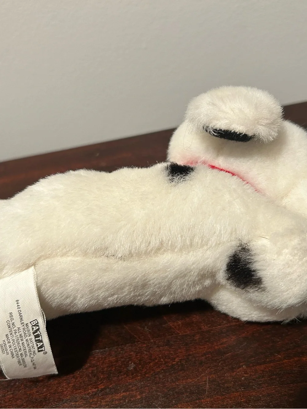 Charming Battat Lying Dalmatian Puppy Dog